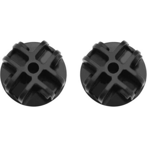 Supporto centrale a 4 vie per tetto di gazebo e tenda circolare, accessori di ricambio in plastica nera (1/4)