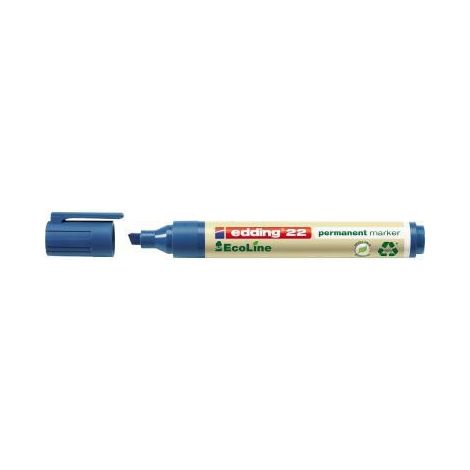 edding Permanentmarker 22 EcoLine 4-22003 1-5mm Keilspitze blau