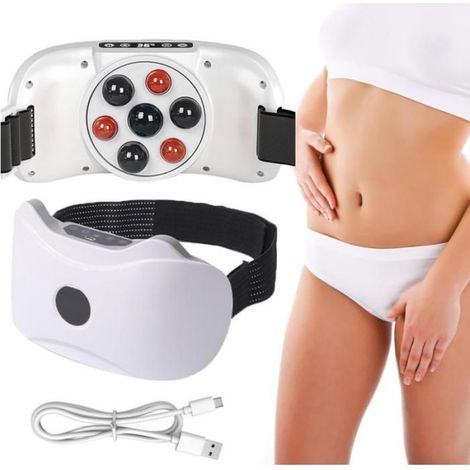 Machine Pour Maigrir Du Ventre,Instrument éLectrique De PéTrissage Du Ventre,Masseur Abdominal éLectrique,RéGlage à 3 Vitesses (1/5)