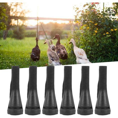 Lot de 100 bâtonnets de rechange en caoutchouc pour plumeuse de volaille (canards, poulets, oies), noirs. (1/5)