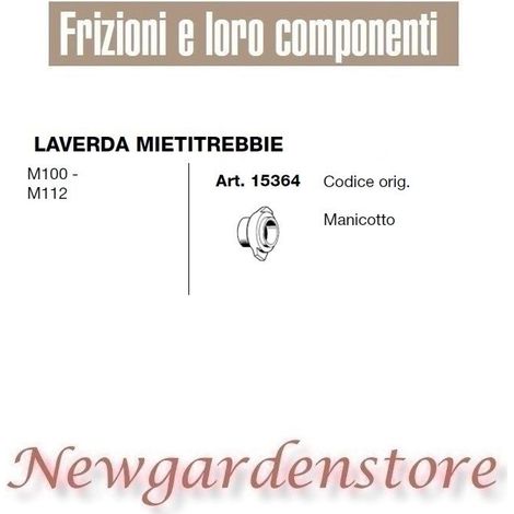 Manicotto frizione 15364 compatibile LAVERDA MIETITREBBIE M100 M112