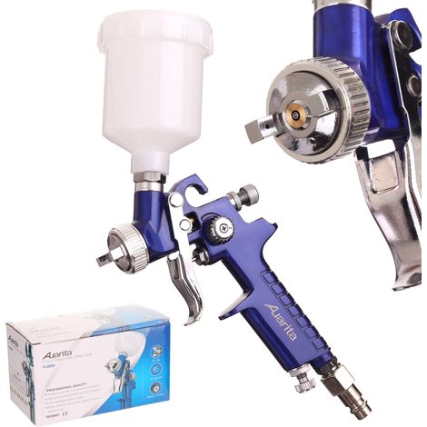 AUARITA HVLP MINI UGELLO PER PISTOLA PER VERNICIATURA 0,5 MM RITOCCO 125 ML (1/5)
