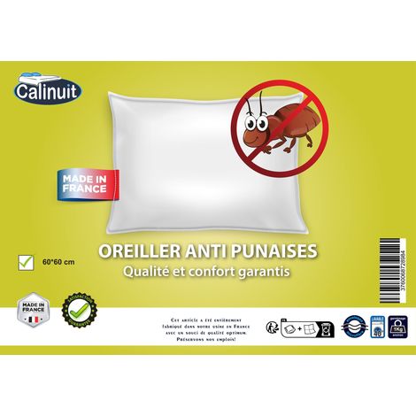 Oreiller anti-punaises de lit 60x60 cm (1/2)