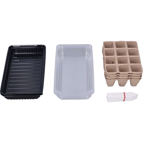 Plateau De Semis - Couverture Protectrice En Plastique Respirant - Pour Jardin Balcon Et Intérieur - Lot De 1 (1/5)