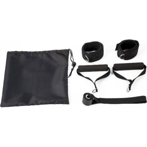 Bandes De Résistance - Poignées En Mousse - Sangles Cheville - Pour Entraînement Musculaire À Domicile Et En Salle - Lot De 5 (1/4)