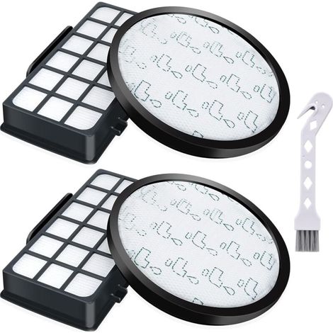 Pack of 2 HEPA filters for Rowenta X-Trem Power Cyclonic RO6984EA RO6941EA RO6963EA RO6921EA RO6971EA RO6993EA (model RO69XX) vacuum cleaner, replacement filter accessories ZR006001 MUMU (1/4)