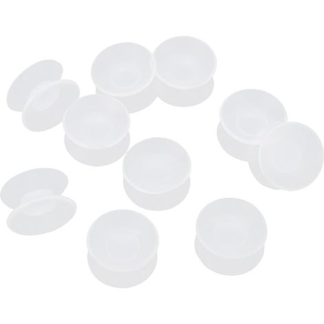 Packung mit 10 doppelseitigen Silikon-Saugnäpfen für Glasaquarien (1/5)