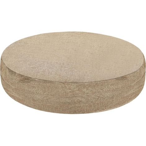 Housse De Coussin De Sol Ronde 15.7" Housse De Coussin Ronde Kaki (1/5)
