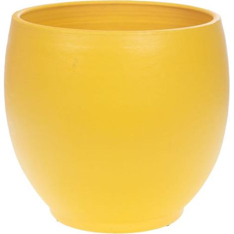 Amadeus - Cache pot Esna 39 x 38 cm jaune (1/2)