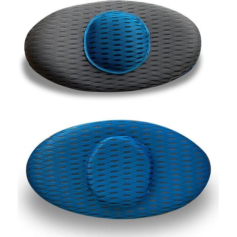 Almohada de apoyo lumbar con memoria ergonómica alivio para la espalda (1/5)