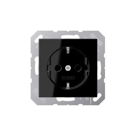 Enchufe eléctrico Jung A1520SW negro 16A 250V empotrable