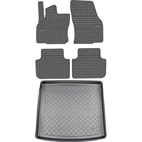 Ensemble de tapis de sol en caoutchouc pour Audi Q3 Sportback SUV (à partir de septembre 2019) + tapis de coffre (1/5)
