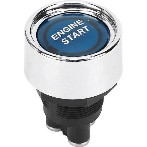 LED-Motorstartschalter, Zündstarter, Motorstart-Stopp-Knopf für Wohnmobile und Rennwagen (Blau) (1/3)