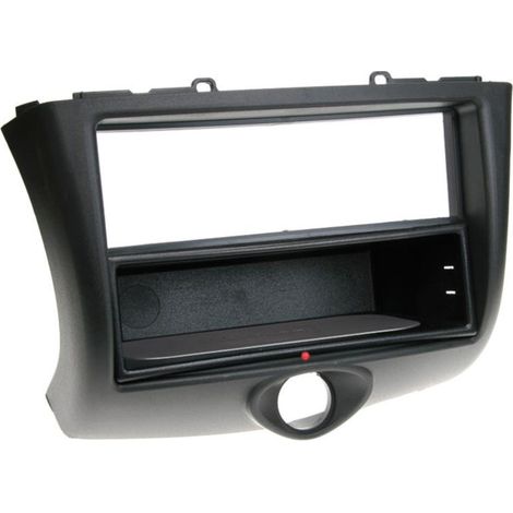 Facade autoradio 2DIN compatible avec Toyota Yaris 03-05 Avec vide poche Induction Qi Noir