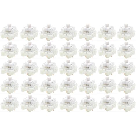KTT Kang White V3 Switch, 35 pezzi, interruttore per tastiera meccanica lubrificata (1/5)