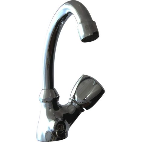 Vanne pivotante GS avec chaîne rétractable et poignée métallique Atmos