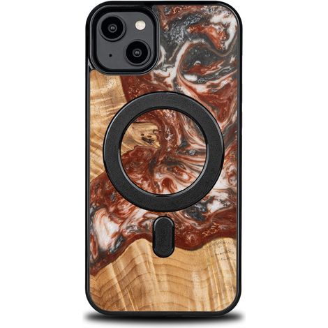 Custodia esclusiva Bewood per iPhone 15 Plus - Pianeti - Venere con MagSafe (1/5)
