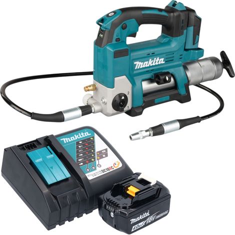 Ingrassatore a batteria Makita DGP 180 RM1 18 V 690 bar + 1 batteria ricaricabile 4,0 Ah + caricabatterie (1/5)