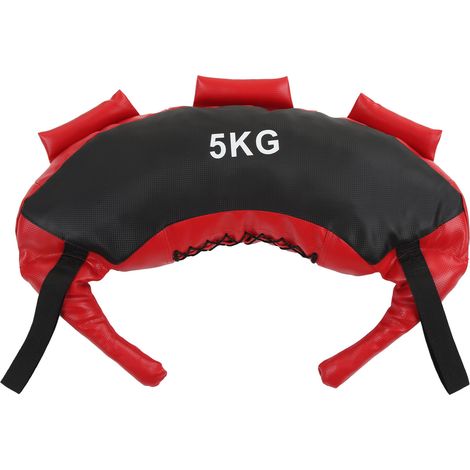 Sac de sable bulgare en PVC, sac de fitness portable 5kg/11lb pour entraînement croisé et gym (1/5)