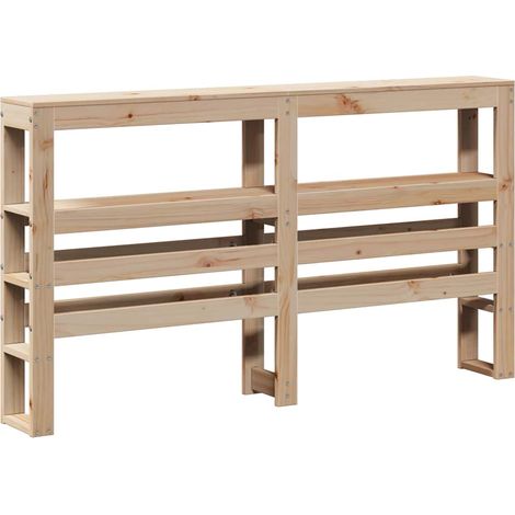 Maison Exclusive - Tête de lit avec étagères 150 cm bois massif de pin