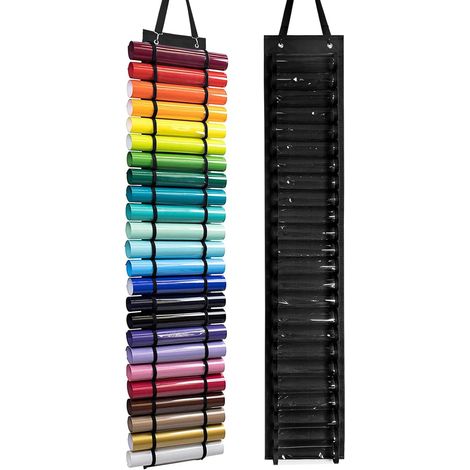 Porte-rouleaux de vinyle, organisateur rangement pour vinyle avec (1/5)