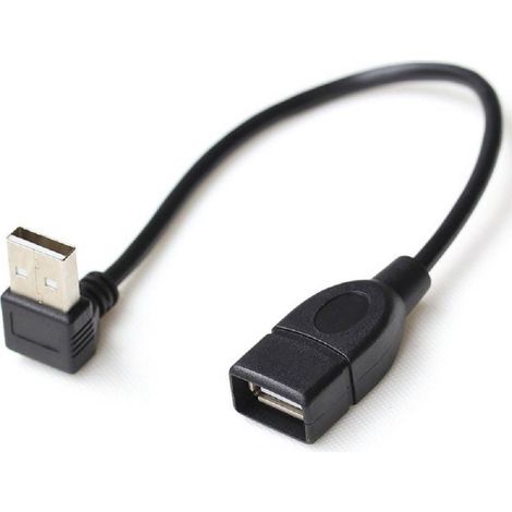 Linq - Cavo Adattatore Angolare Usb 3.0 Maschio Femmina Angolato 90° Mini Prolunga U325s - (1/2)