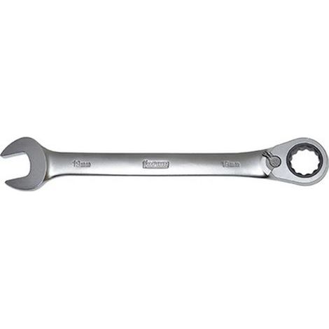Llave mixto con trinquete inclinado - 15°, reversible, lado e/planos : 24 mm, Largo 325 mm (1/2)