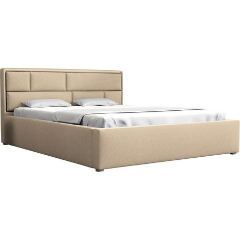 Lit Pomona 105, Victoria 14 853, Unique, 120x200, Tissu, Disponible, 140x223x93cm (1/5)