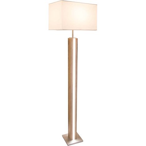 Stehlampe Stehleuchte Wohnzimmerlampe  Eiche Beistelllampe LED dimmbar H 150 cm