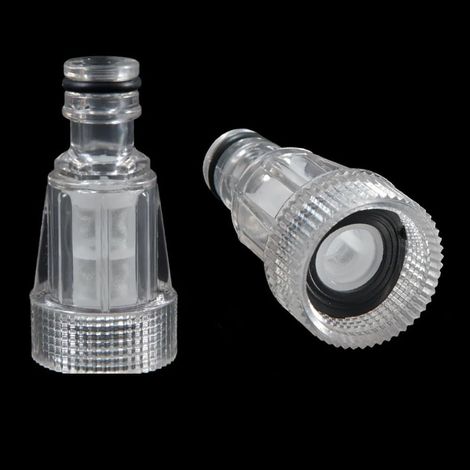 Lot de 2 Filtres à Eau - Raccord Rapide PVC et ABS - Maille 80 - Pour Nettoyeur Haute Pression Karcher (1/5)