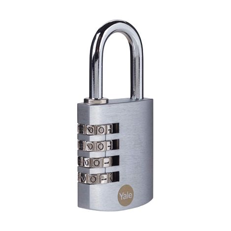 YALE Y151B/40/130/1 Vorhängeschloss 40 mm Silber Zahlenschloss