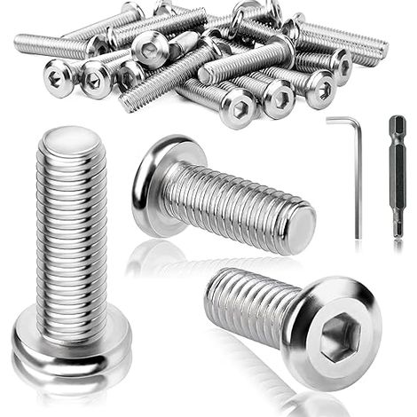 Flat Head Screws M6 x 25 mm Allen Screws M6 Stainless Steel 25 (1/5)
