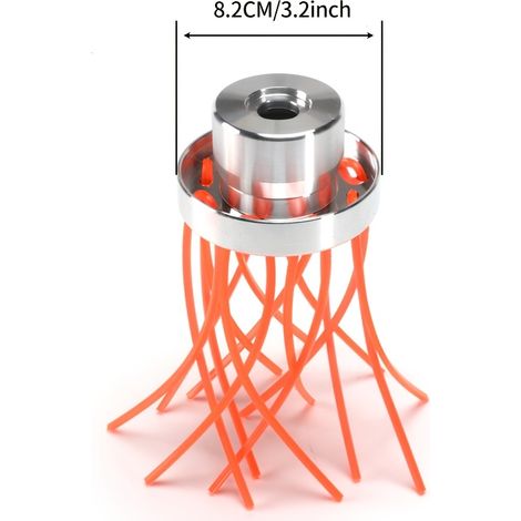 Tête de tondeuse universelle haute efficacité avec tête en aluminium à 16 lignes, solide et durable - Disque de coupe facile à installer - Convient aux tondeuses à gazon, Accessoires de tondeuse améli (1/3)