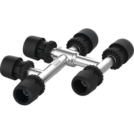 TECE TECElogo-Ax Kreuzungsfitting Dimension 16 x 16 x 16, Standard Messing, 8864101 (1/3)