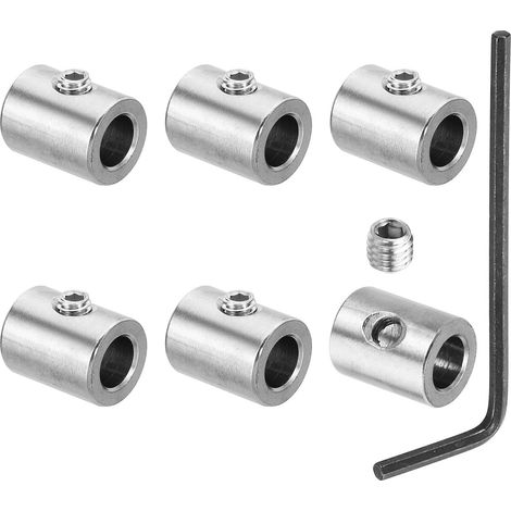 Pince De Cable En Acier Inoxydable - Pour Cables 9 Mm Avec Vis M6 - Usage Intérieur Et Extérieur - Lot De 6 Pièces (1/5)