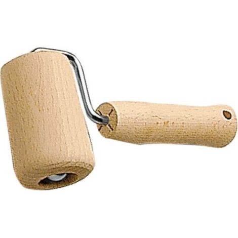 Panetta stendi pasta con rullo e manico in legno