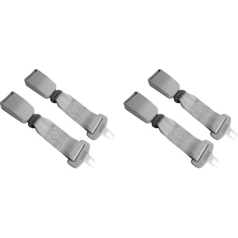 Ceintures de sécurité Lot de4 rallonges de ceinture de sécurité de voiture universelles Sangle d'extension de ceinture de sécurité réglable 23cmgris 4pcs 36CM-Gris(Car Seat Belt Extender) (1/5)