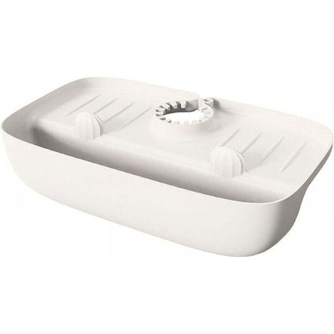 Protection anti-éclaboussures pour robinet de cuisine, protection anti-éclaboussures flexible pour évier avec porte-éponge (1/5)