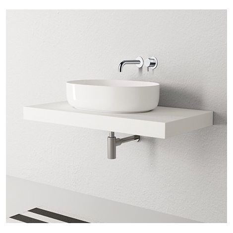 Lavabo A Poser Ciotola C1 60X40 A Poser Blanc - CRISTINA ONDYNA NOL534301 (1/2)