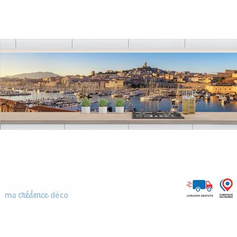 Crédence : Marseille - Alu composite - 120 - 60 (1/3)