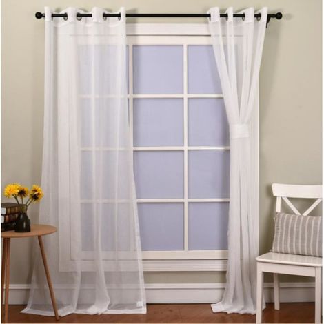 Rideau Occultant - 132 X 230 Cm - Polyester - Pour Fenêtre - 1 Pièce (1/4)