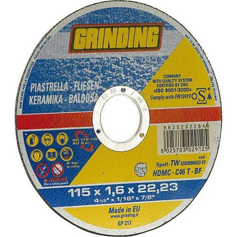 25 x GRINDING DISCO P/CERAMICA PIANO 230X1,9 HDMC