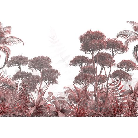 Papier peint panoramique - Forêt Tropicale - 130 cm x 90 cm (1/2)