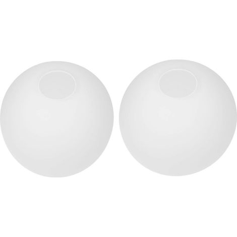 Abat-jour en verre dépoli de rechange, lot de 2, compatible avec la décoration (1/5)
