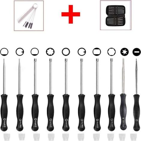 Lot de 10 tournevis pour carburateur de réglage commun à 2 cycles,Outil de réglage du carburateur pour petit moteur (1/4)