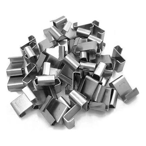 Pinces de serre en acier inoxydable pour verre - Jeu de 25 pièces - Conception en S pour une installation facile - Outil de rechange durable - 25 pièces (1/5)