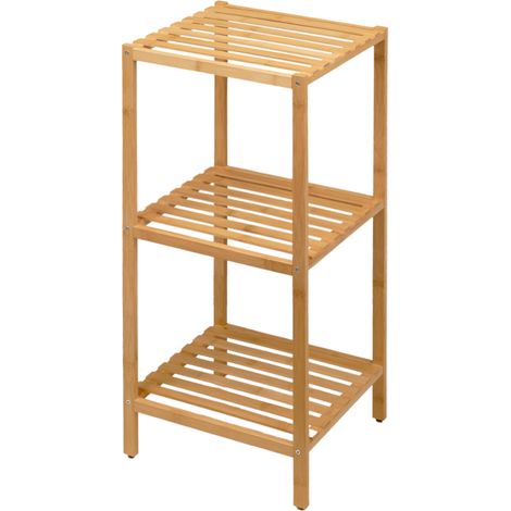 Étagère en bambou BAMY, 32 x 33 x 77,5 cm