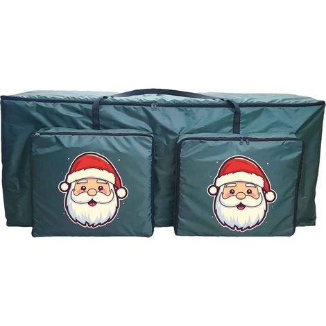 Sapin De Noël Sac Résistant Aux UV Sac Avec 2 Poches Organisateur De Décoration Fête Stockage pour Penderie Camping Lingerie Dortoir Garage Meuble Appartement (1/5)
