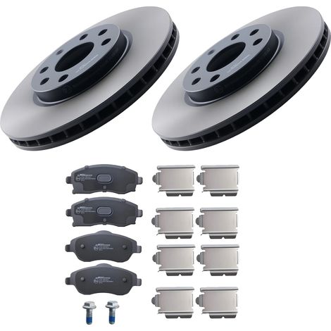 Kit de pastillas de freno compuestas de alto rendimiento, 260 mm de diámetro, compatible con Opel y Vauxhall, disipación de calor mejorada, cumple con las especificaciones del fabricante. (1/5)