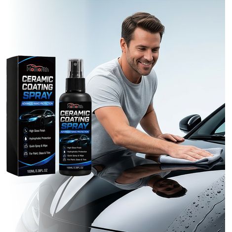 Automotive Nano Ceramic Coating Spray - Car Surface Coating, Polishing, Refurbishment, Daily Brightening and Maintenance - 100ml -- BIEMMEDUE (1/5)